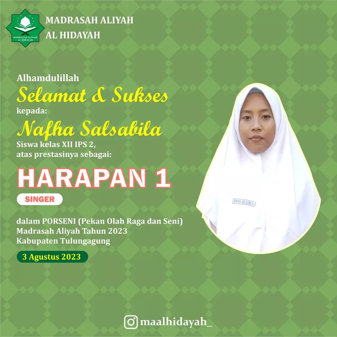 HARAPAN 1 SINGER