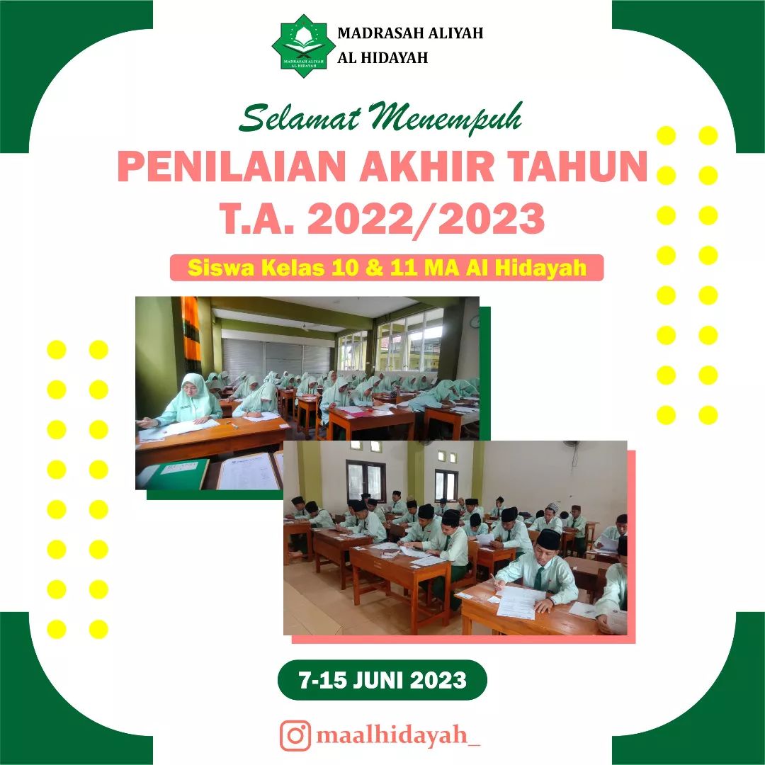 PENILAIAN AKHIR TAHUN TA 2022/2023