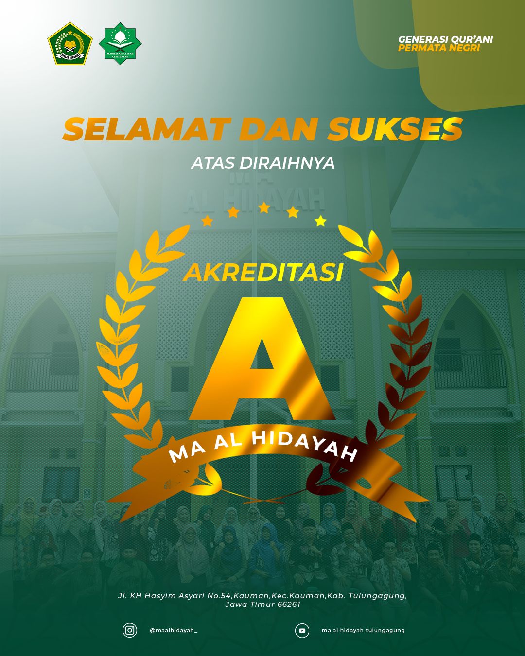 Selamat atas perolehan kreditas