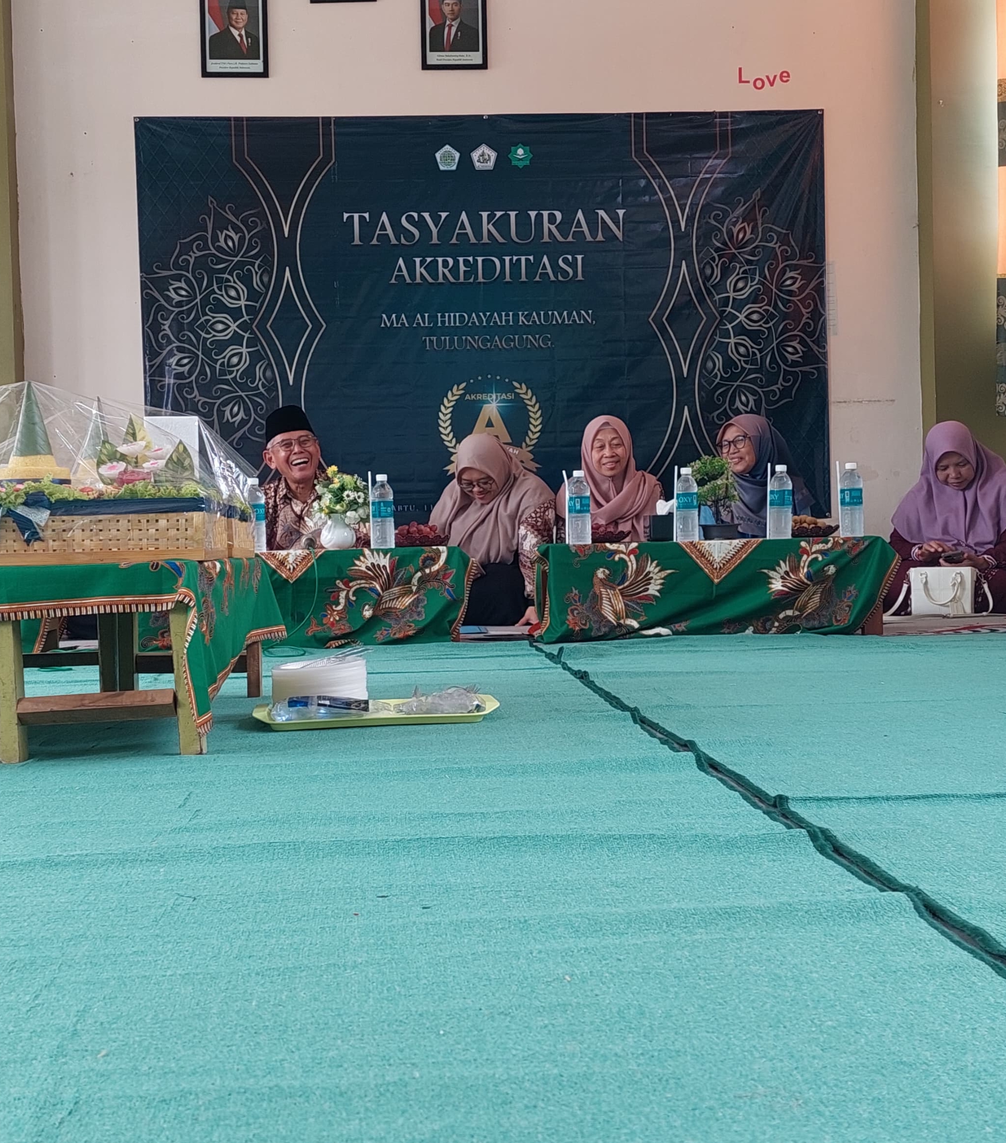 Tasyakuran atas perolehan akreditasi MA