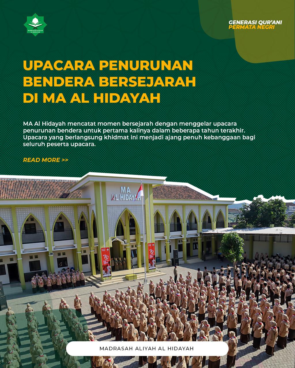 UPACARA PENURUNAN BENDERA BERSEJARAHH